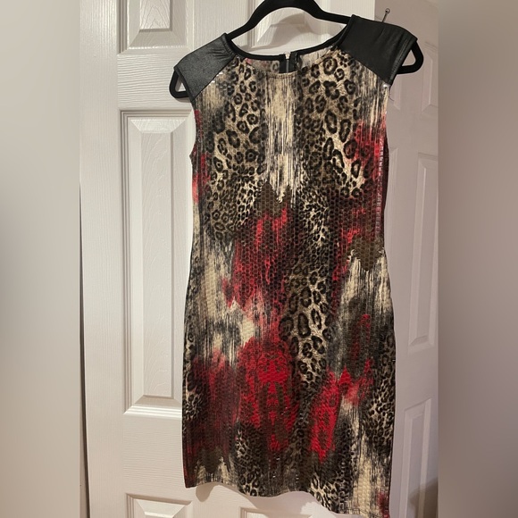 Animal Print Bodycon Dress - Picture 1 of 8